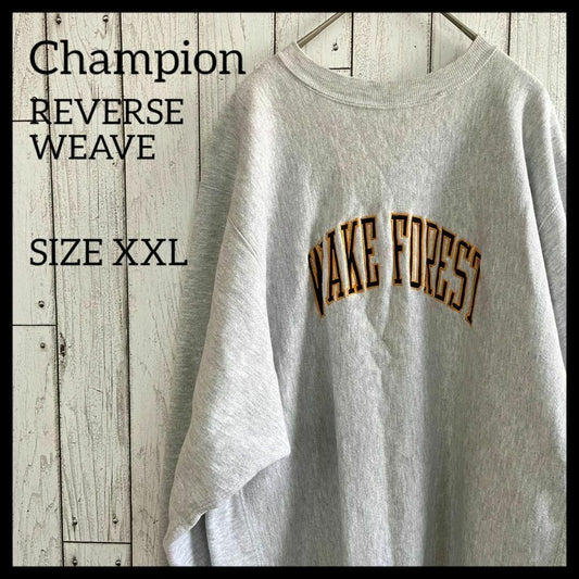 チャンピオン USA製 刺繍タグ リバースウィーブ ウェイクフォレスト
