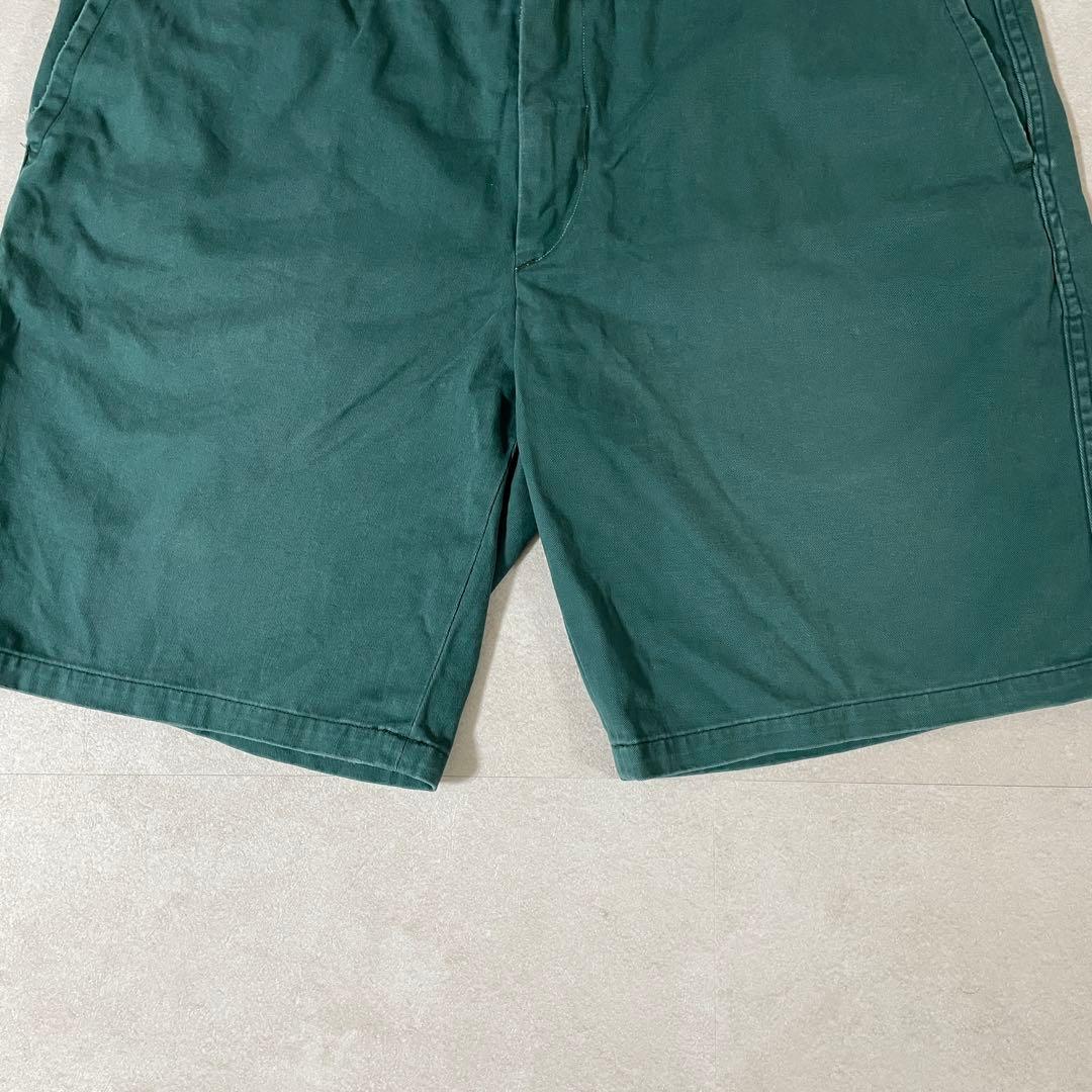 90s POLO RALPH LAUREN ハーフパンツ サイズ38 グリーン