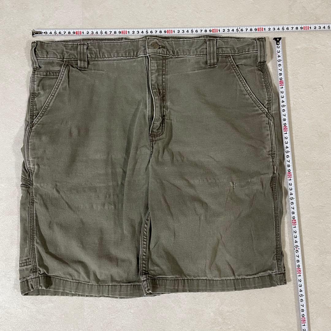 古着carhartt ハーフパンツ サイズ40 グレー