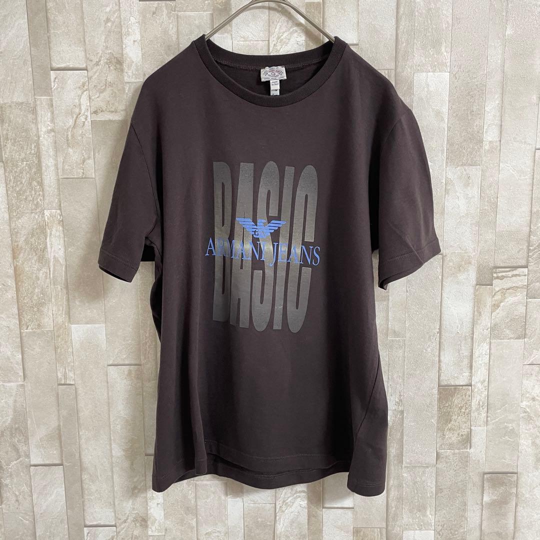 古着ARMANI JEANS 半袖Tシャツ サイズ8 ブラック