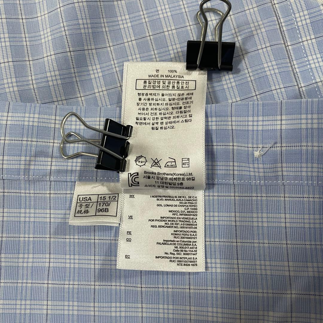 【新品未使用タグ付】Brooks Brothers 長袖シャツ 170/96B