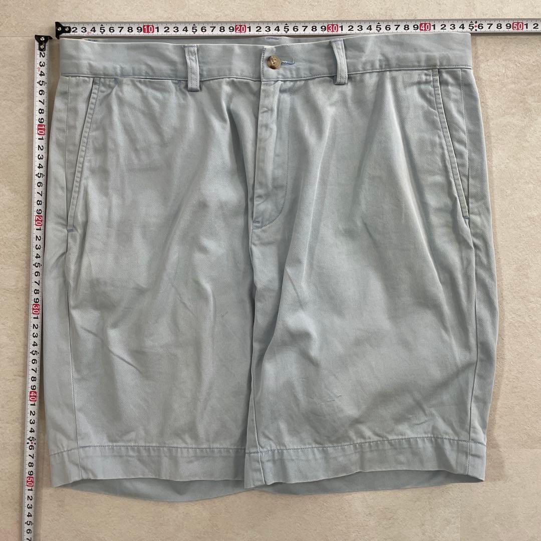 古着 POLO RALPH LAUREN ハーフパンツ ライトブルー 34