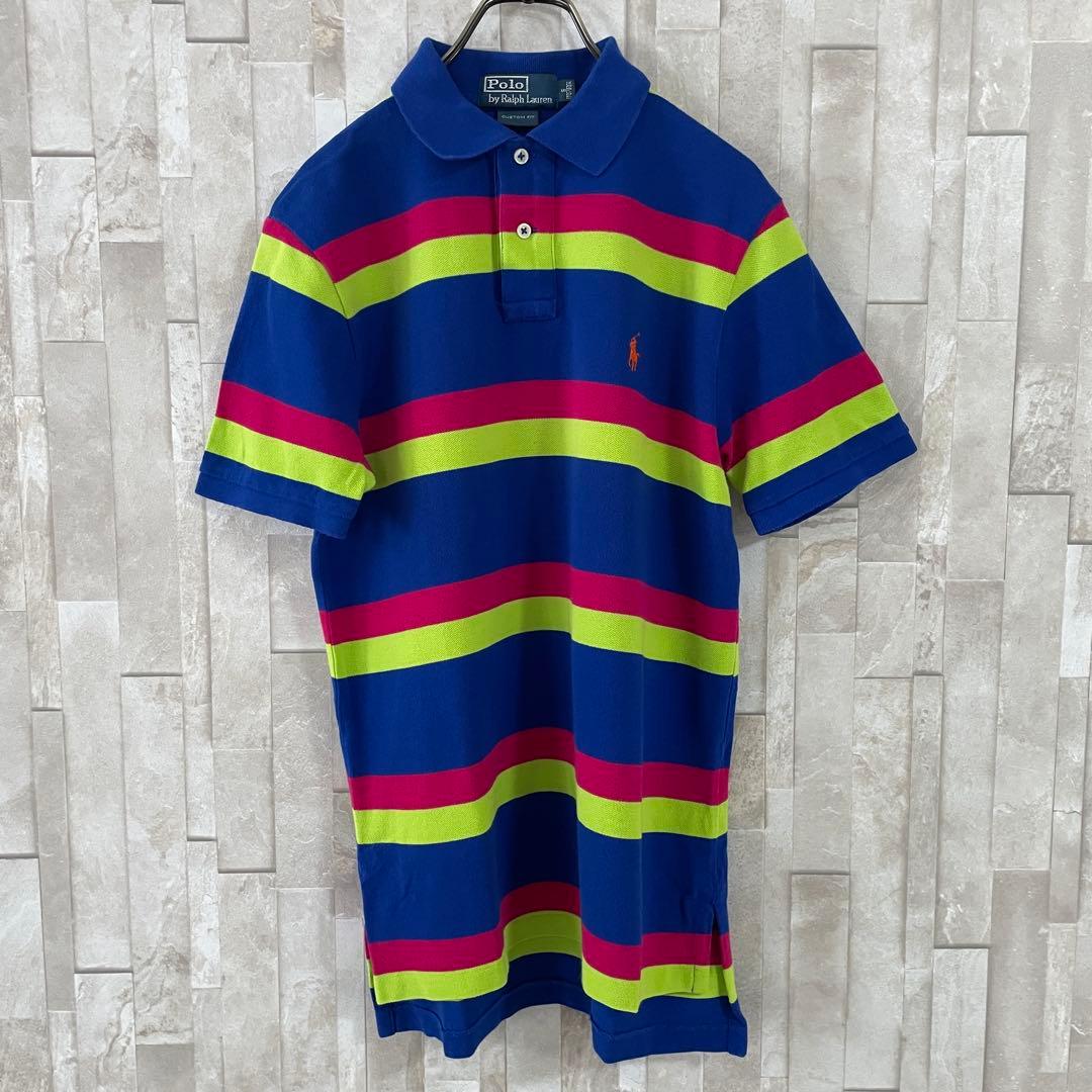 古着 90s POLO RALPH LAUREN ポニー刺繍 半袖ポロシャツ S
