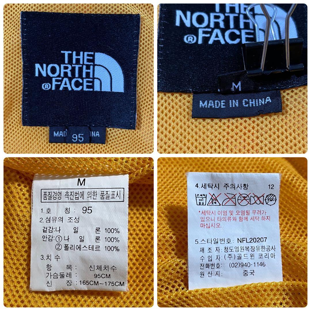 古着 THE NORTH FACE ナイロンジャケット Mサイズ オレンジ