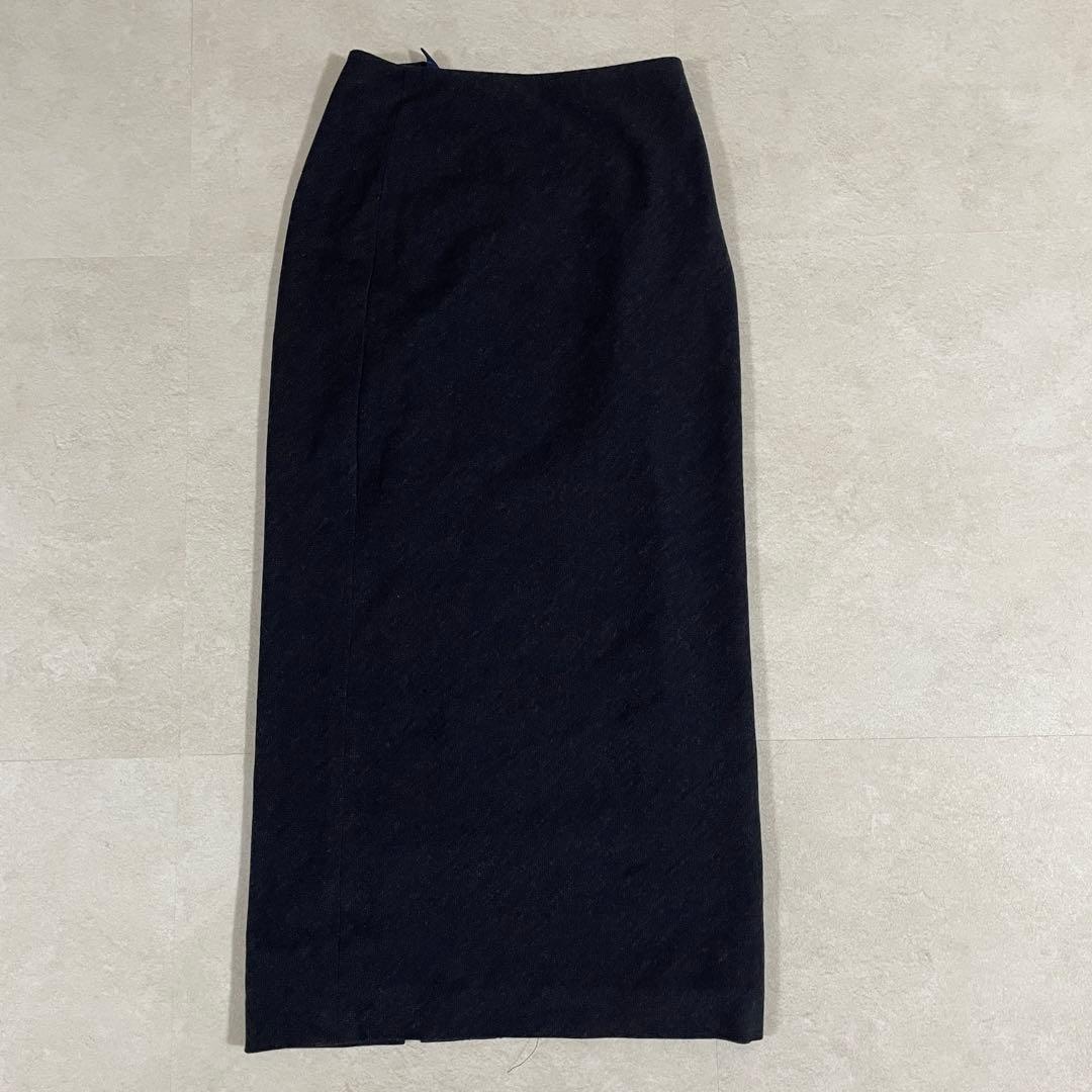 90s POLO RALPH LAUREN ロングスカート サイズ7 ブラック