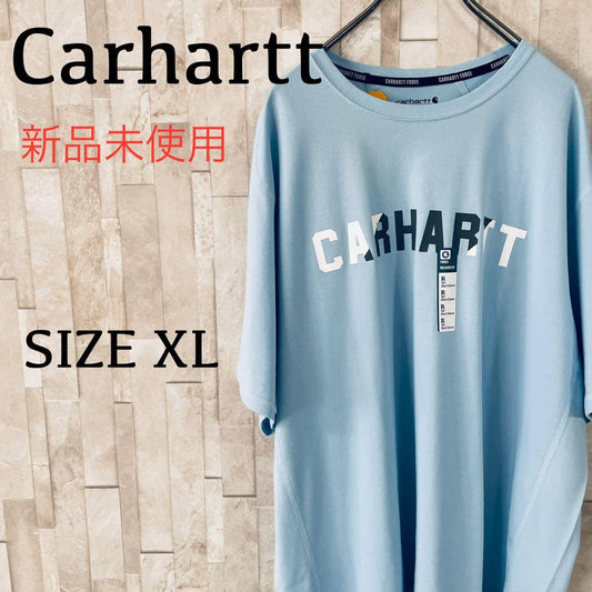 【新品未使用タグ付】Carhartt 水色 Tシャツ XL サイズ