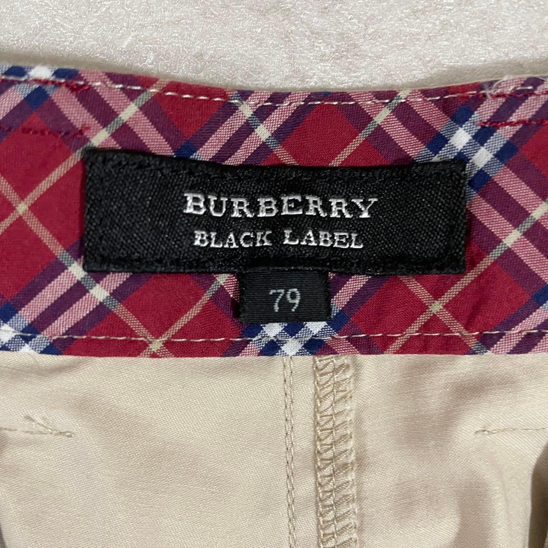 【美品】BURBERRY ブラックレーベル ハーフパンツ バーバリーチェック