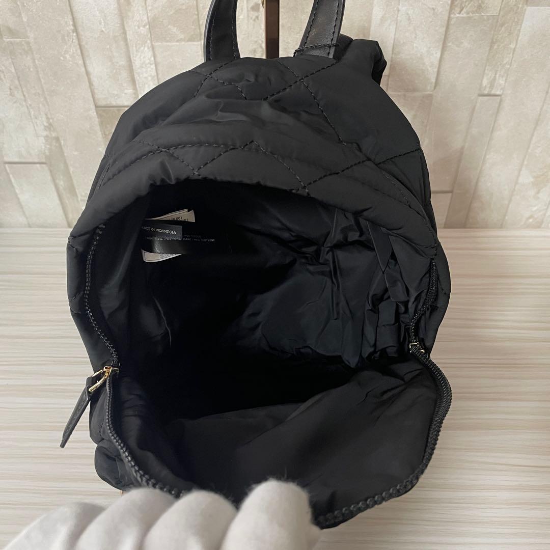 訳あり新品 MARC JACOBS バックパック キルティング 黒