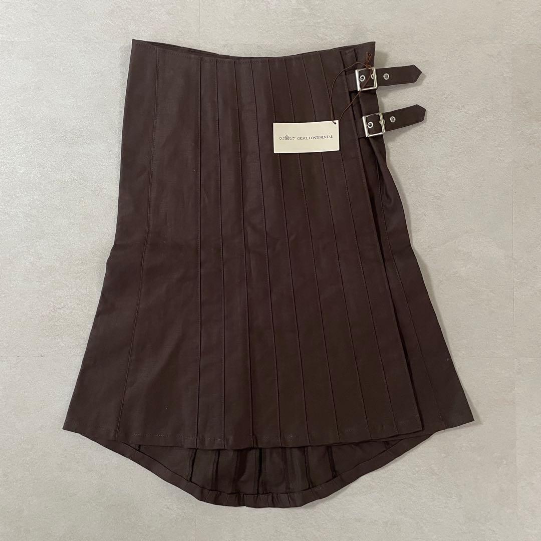 【新品未使用タグ付】GRACE CONTINENTAL ラップスカート 日本製