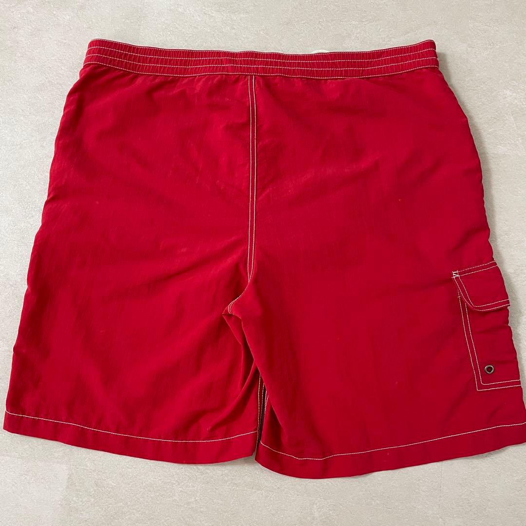 古着 90s POLO RALPH LAUREN レッド スイムショーツ L