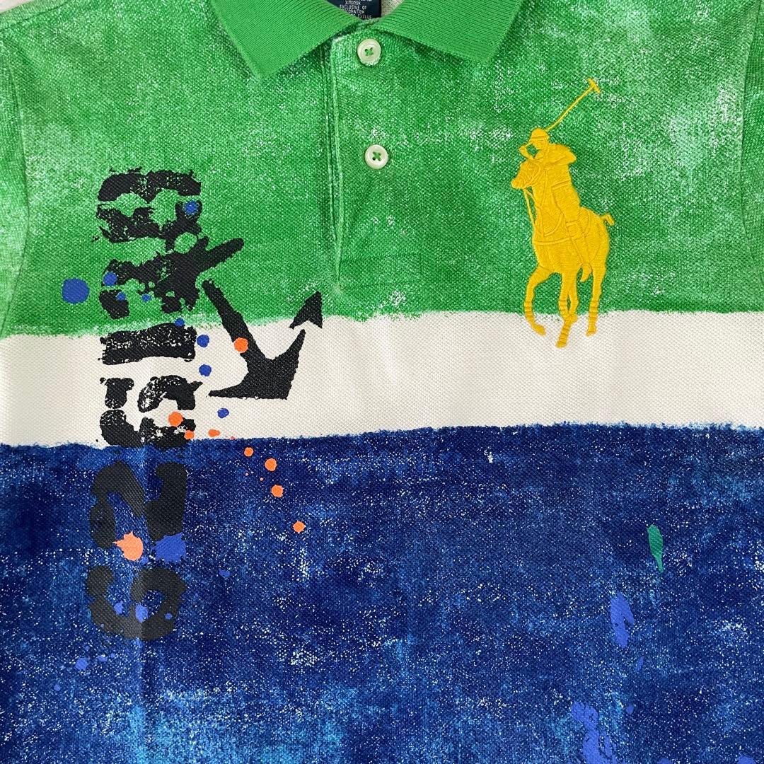 【美品】90s POLO RALPH LAUREN ポロシャツ ビックポニー