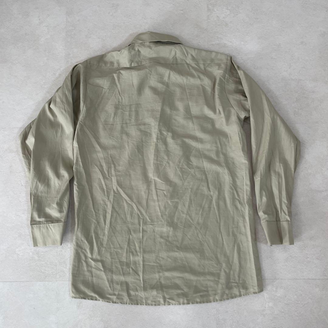 【美品】REGENT リージェント 長袖ワークシャツ サイズM ベージュ