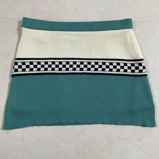 古着 HYSTERIC GLAMOUR ミニスカート サイズFREE ツートン