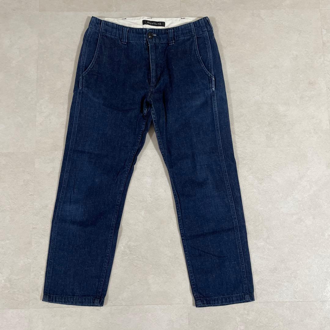 【美品】mizuiro ind ミズイロインド デニムパンツ SIZE 3