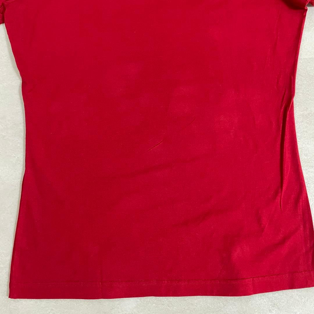 古着ARMANI JEANS Tシャツ ロゴプリント サイズM レッド
