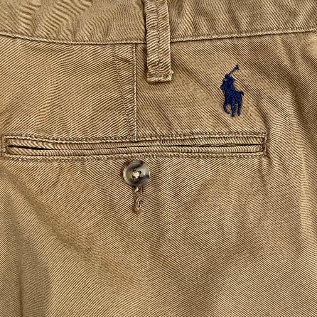 古着 POLO RALPH LAUREN ハーフパンツ サイズ33 ブラウン
