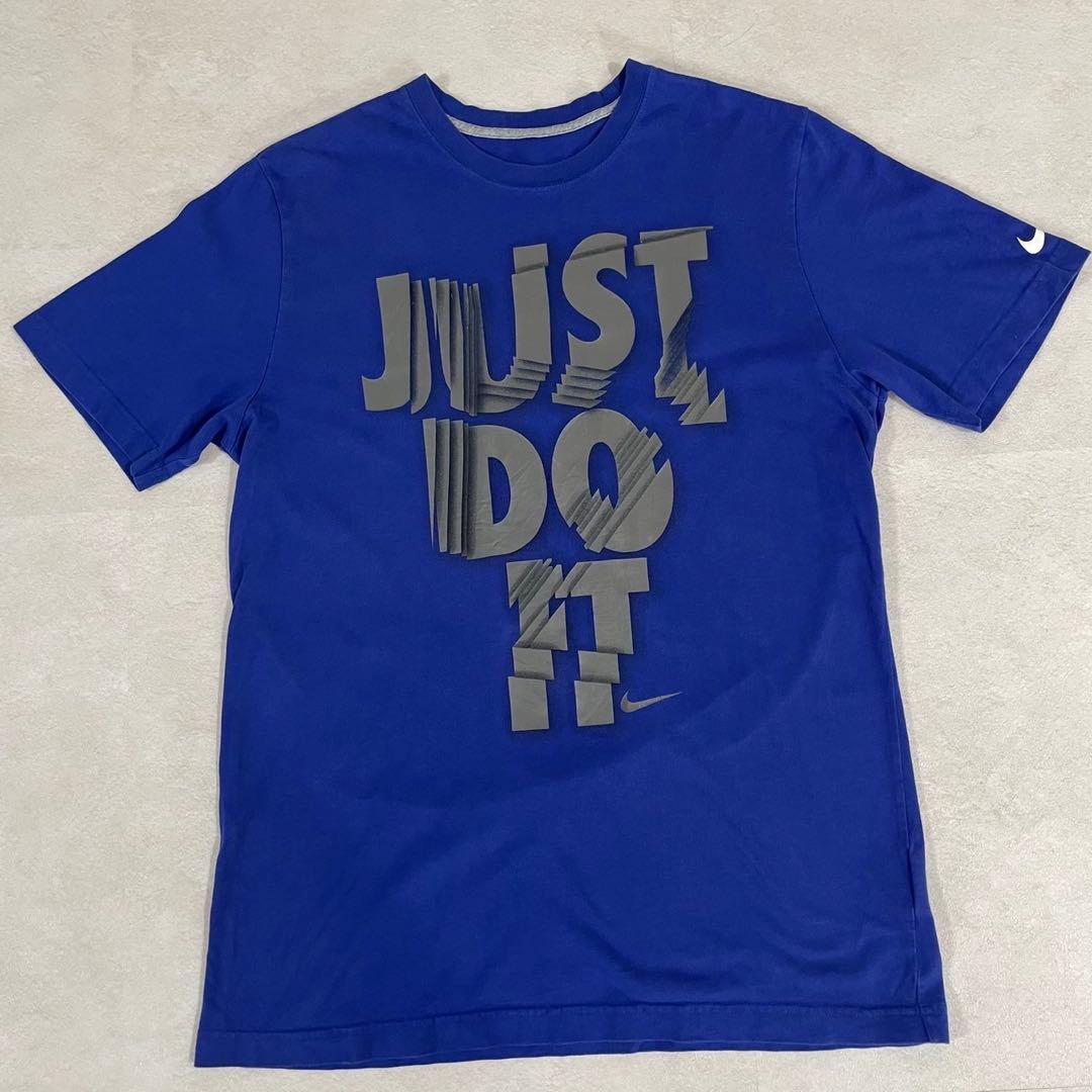 古着 NIKE 半袖Tシャツ Lサイズ ブルー