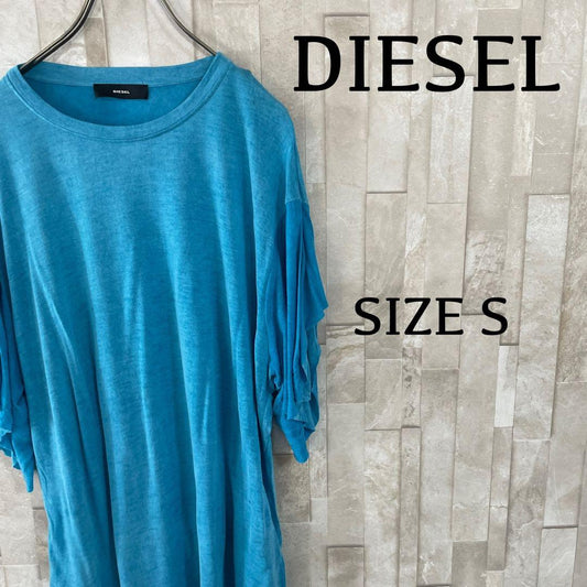 【美品】DIESEL 半袖Tシャツ サイズS ブルー