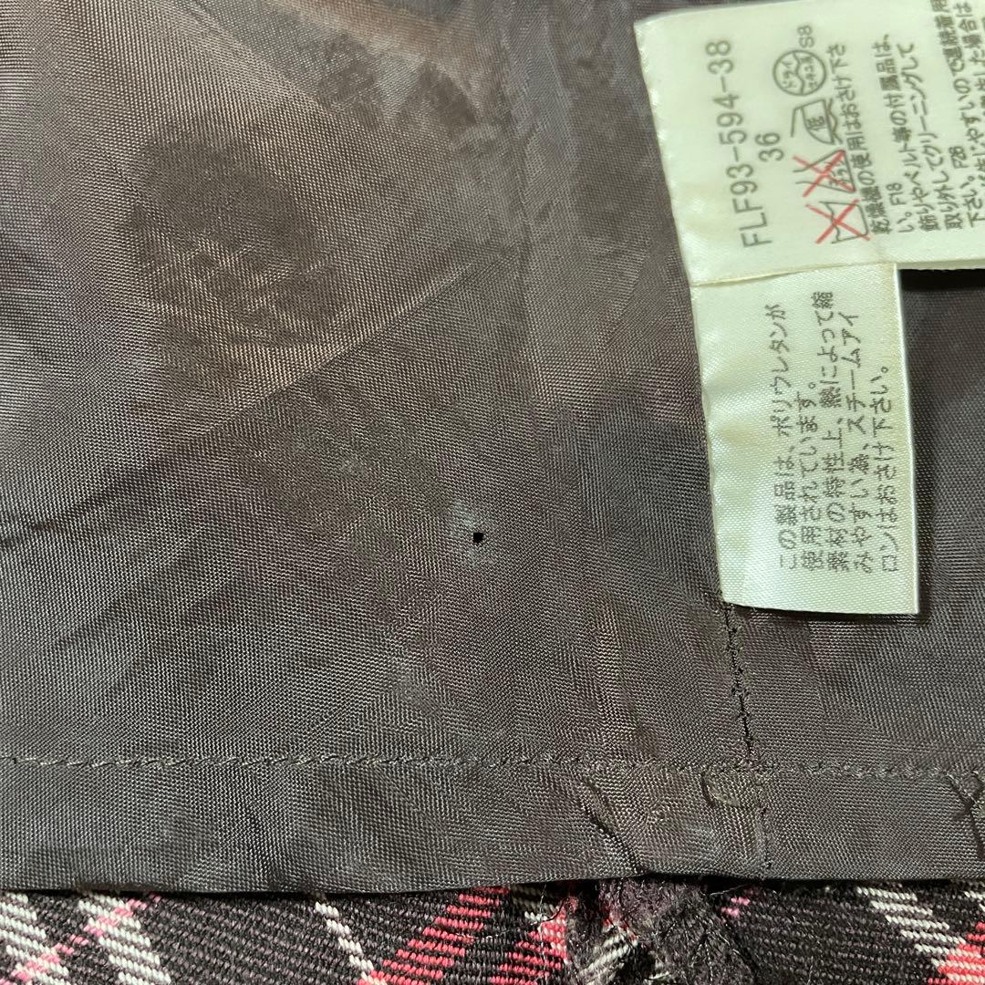 古着 BURBERRY LONDON ブルーレーベル ミニスカート 日本製