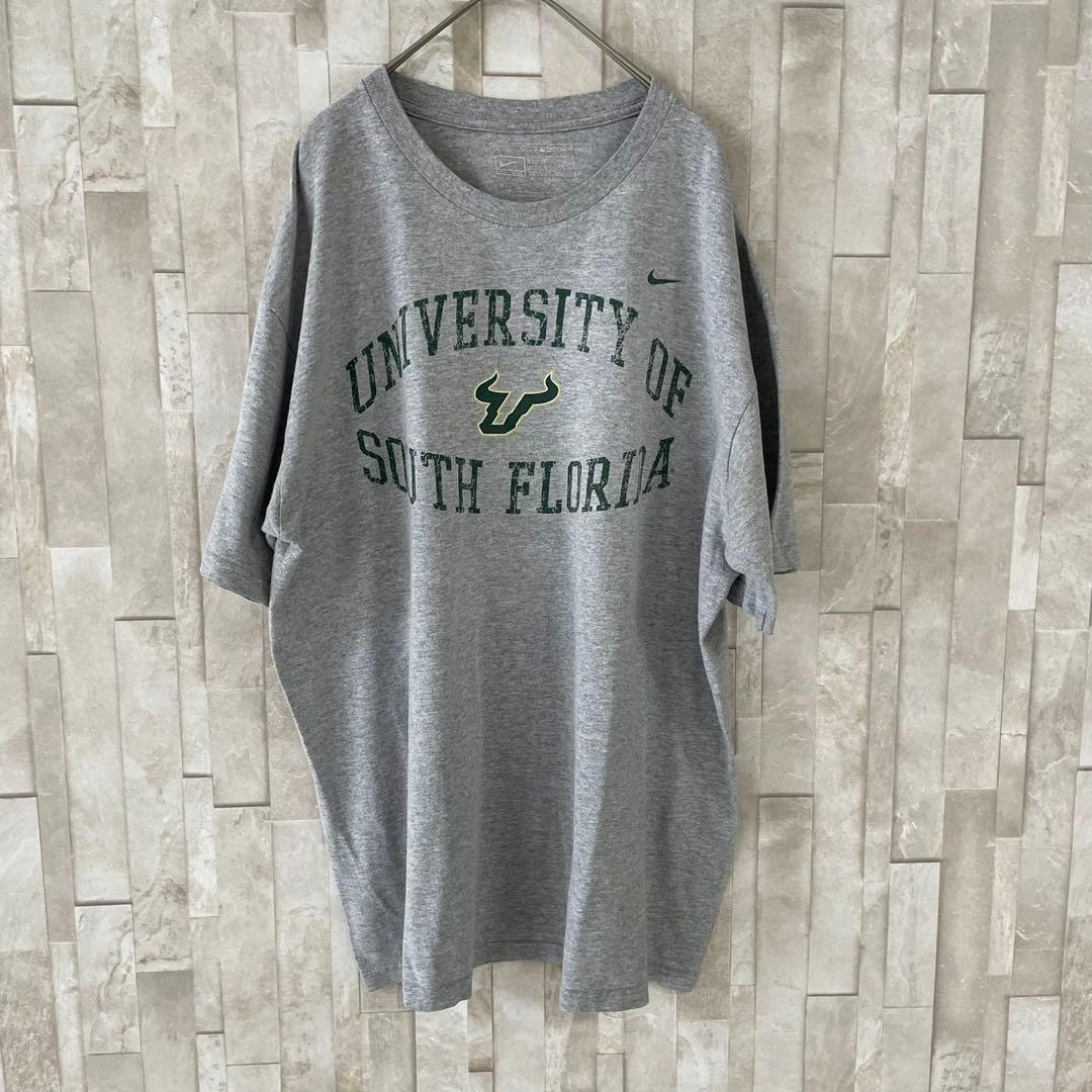 【美品】USA古着 NIKE 半袖Tシャツ Lサイズ 南フロリダ大学