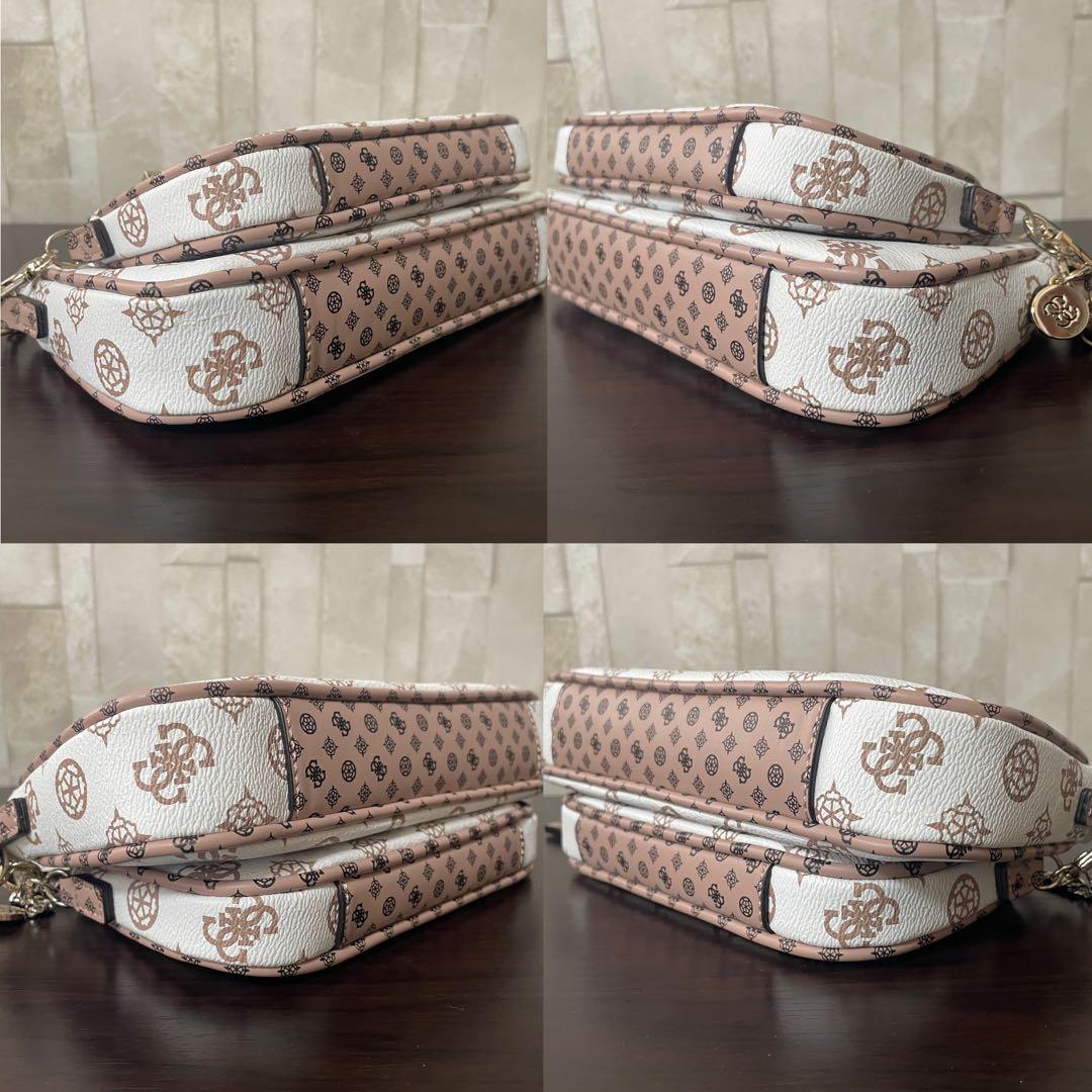 訳あり新品 GUESS ショルダーバッグ ダブルポーチ 2way