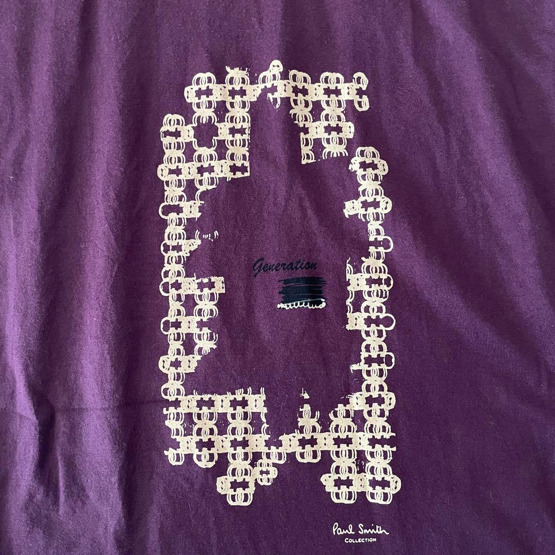 【美品】古着 Paul Smith 半袖Tシャツ Fサイズ パープル