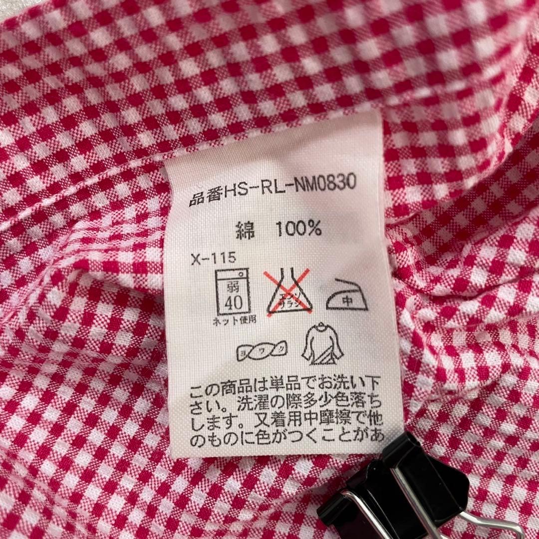 【美品】90s ラルフローレン BLAKE インド綿 チェックシャツ Lサイズ