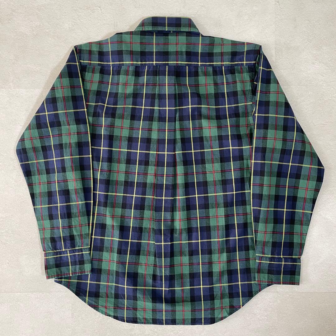 【美品】90s POLO RALPH LAUREN 長袖シャツ チェック柄