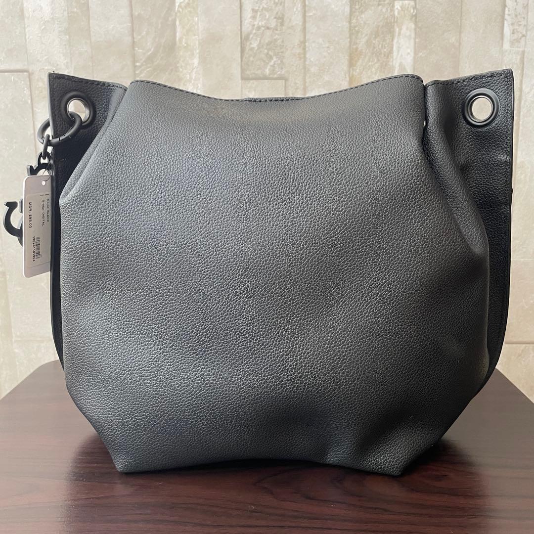 訳あり新品 GUESS ショルダーバッグ バケットバッグ 2way