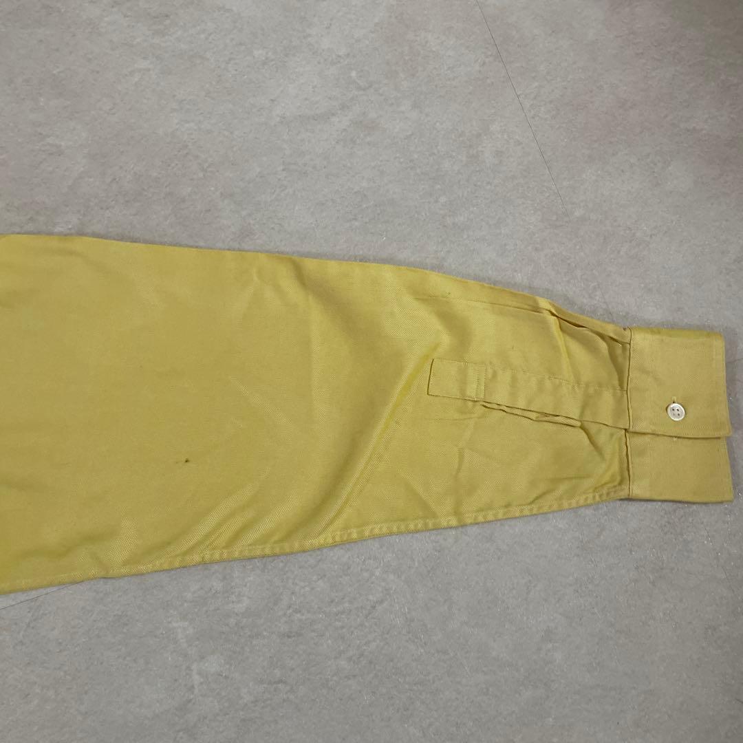 古着 Paul Smith ポールスミス 長袖シャツ サイズL イエロー