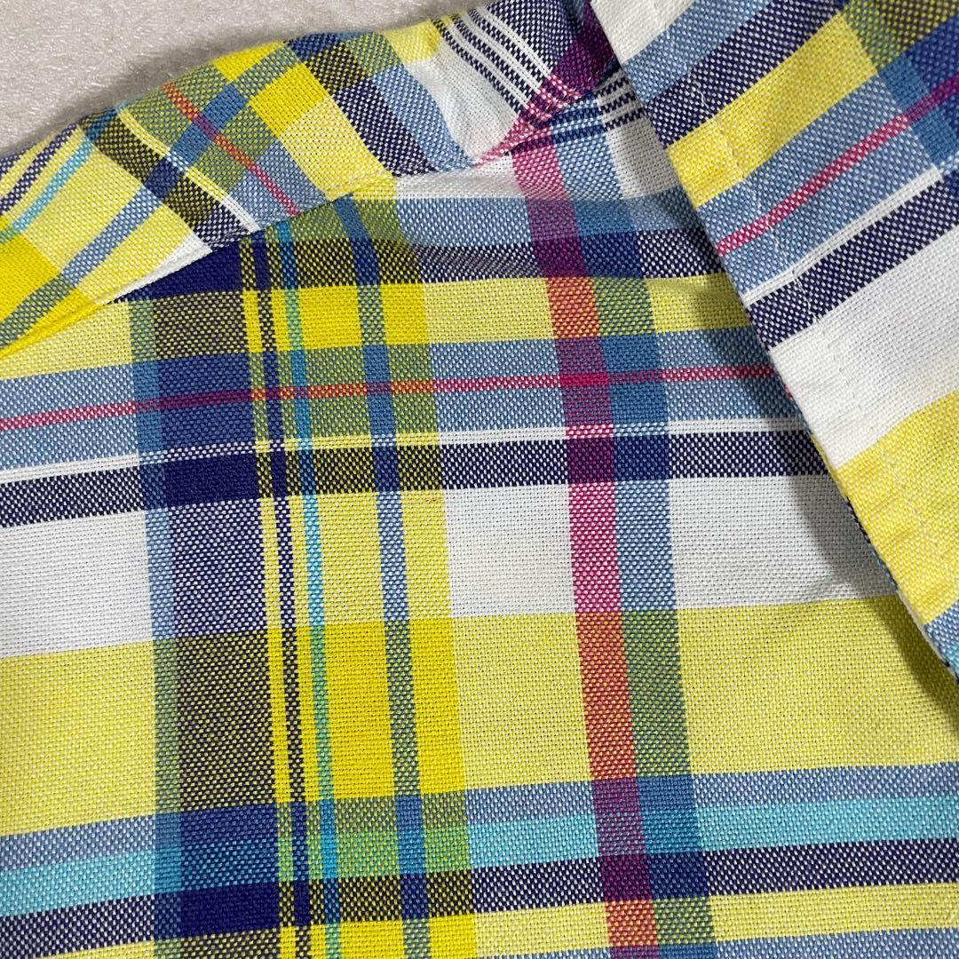 古着 RALPH LAUREN 半袖シャツ サイズS マルチカラーチェック柄