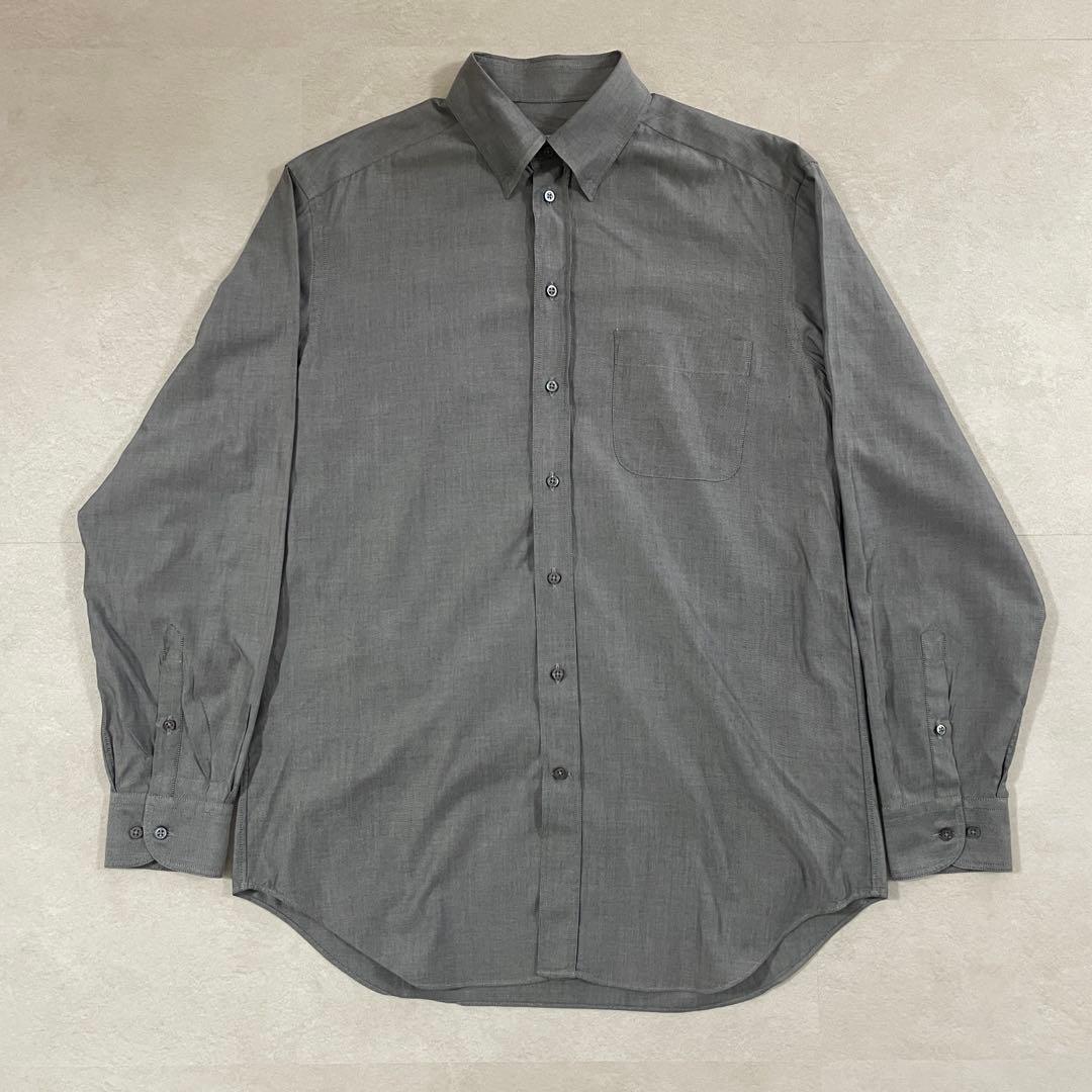 古着 ARMANI COLLEZIONI 長袖シャツ サイズ40 グレー