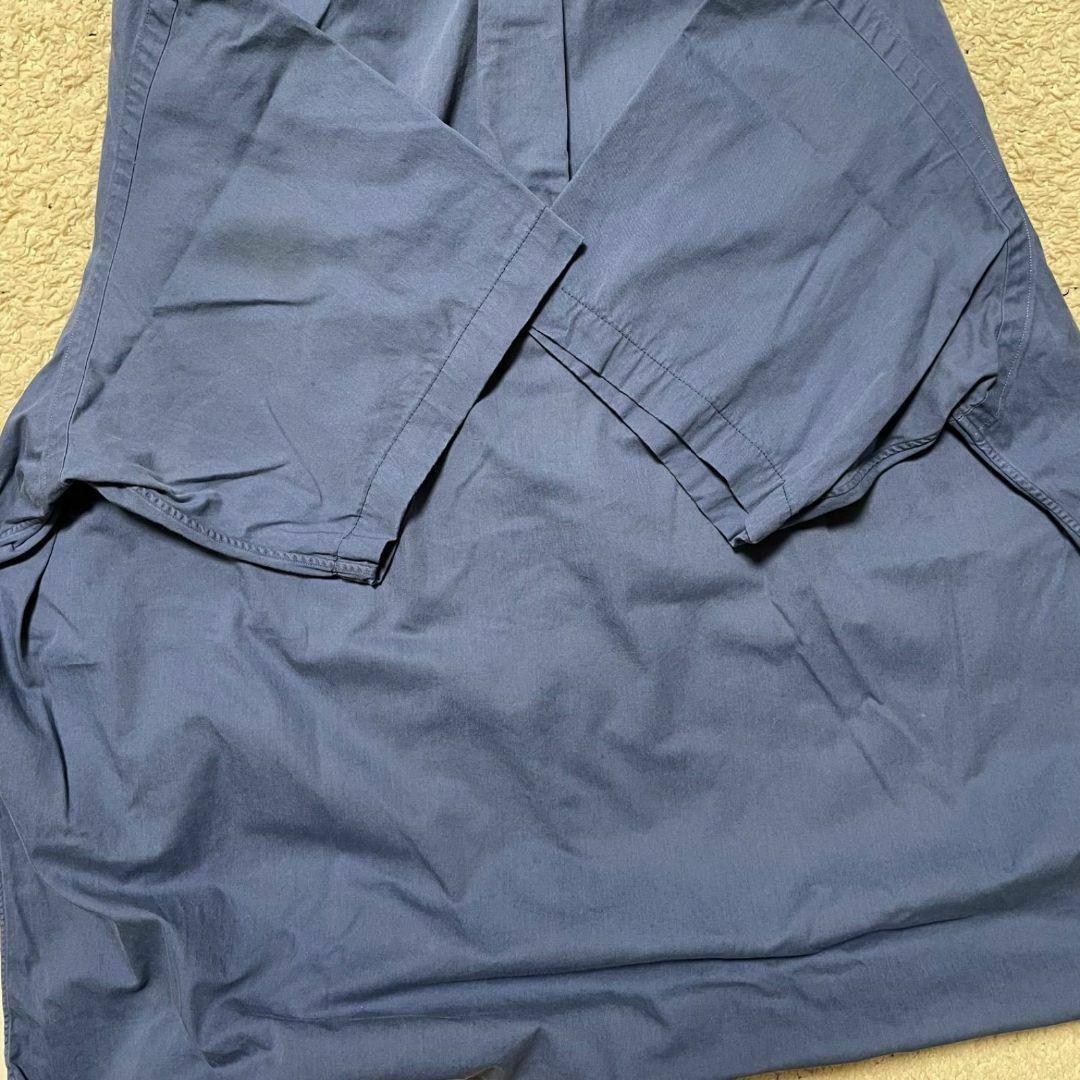 90s ラルフローレン メンズ 半袖 シャツ XLサイズ ブルー