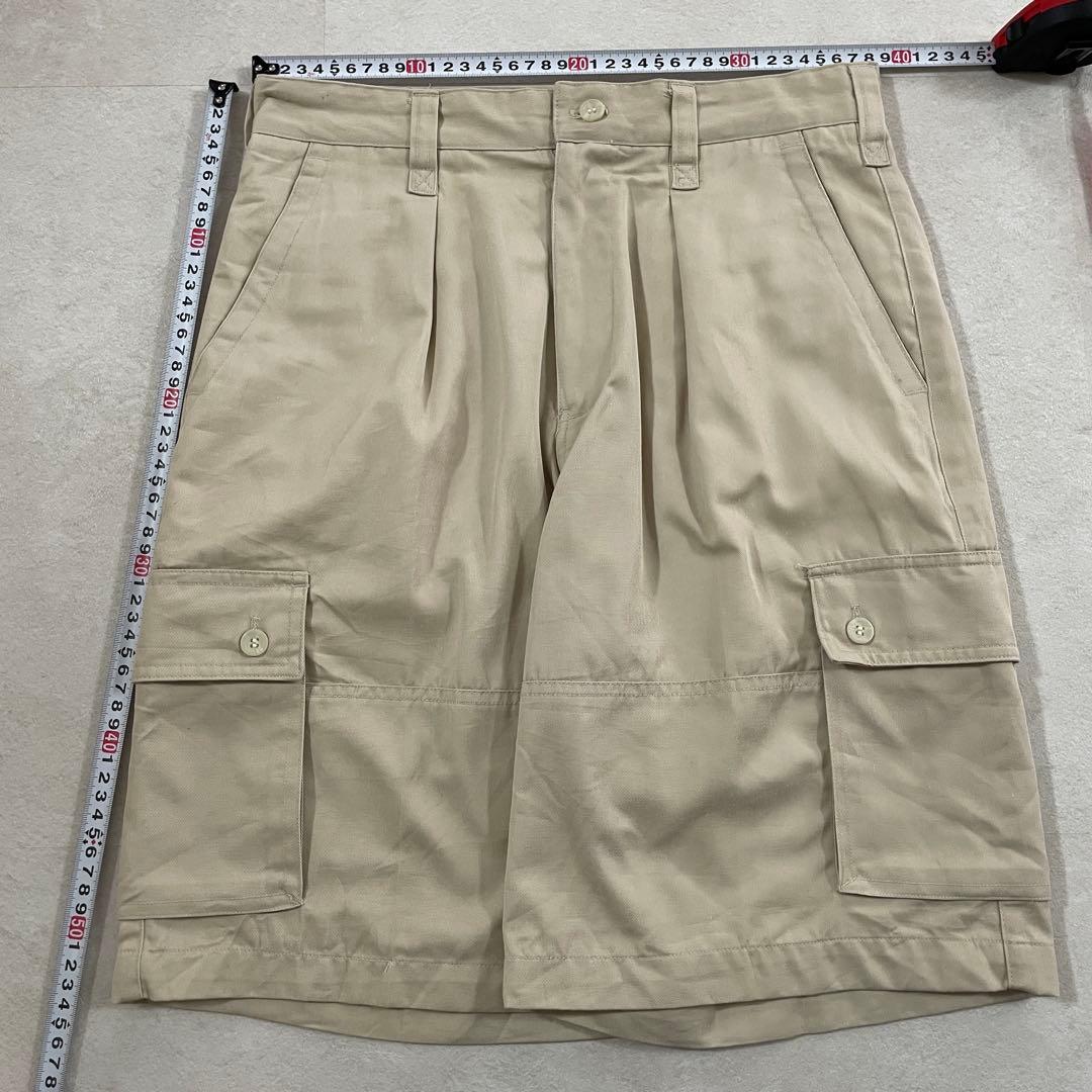 古着 POLO RALPH LAUREN ベージュ ハーフパンツ サイズ30