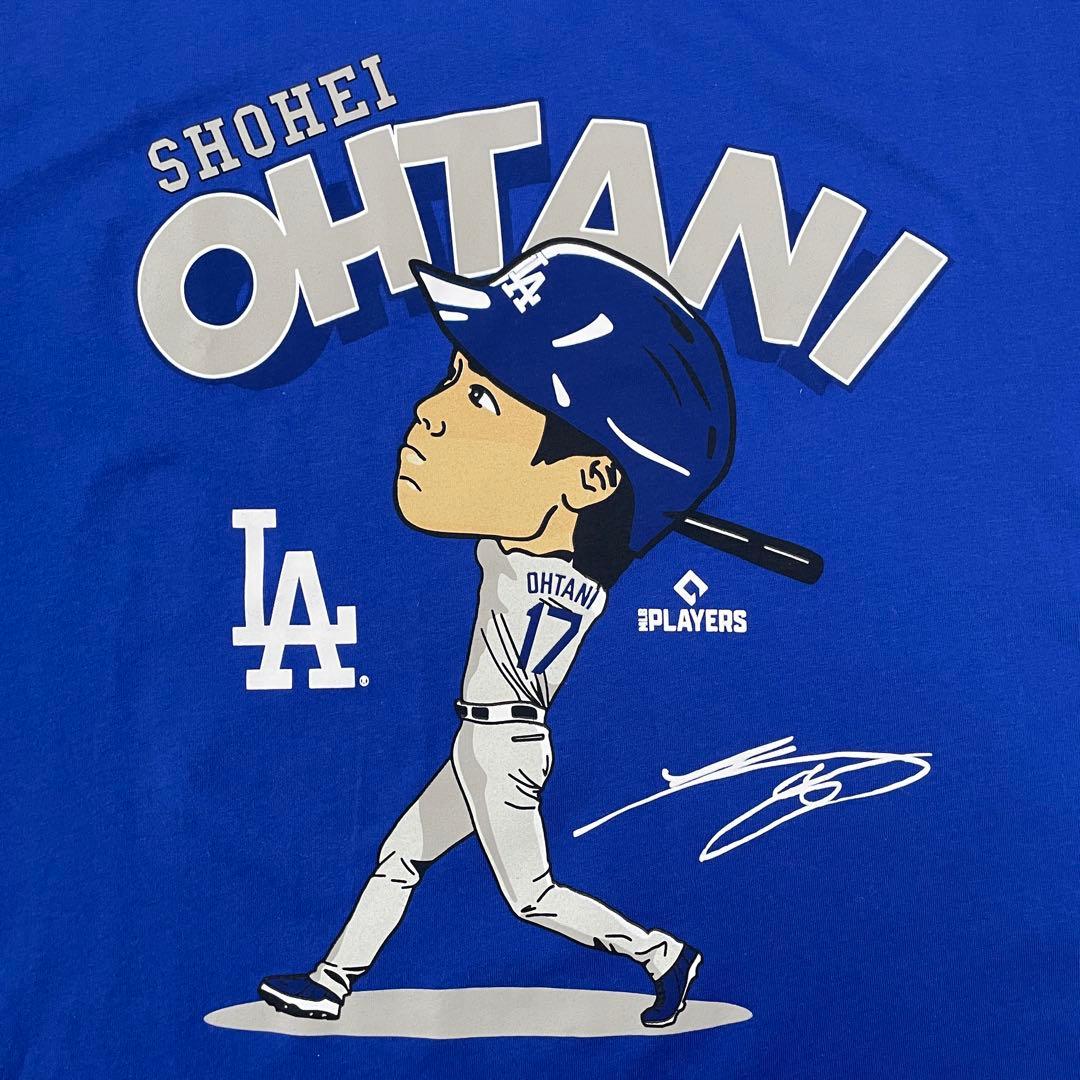 【新品未使用タグ付】NEW ERA 大谷翔平 バッター Tシャツ XL ブルー