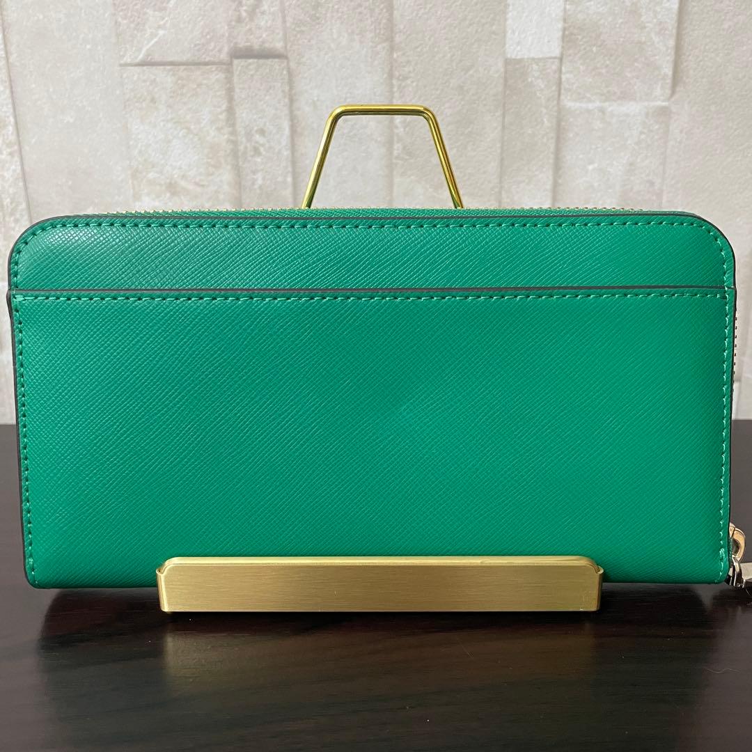 訳あり新品 kate spade 長財布 グリーン