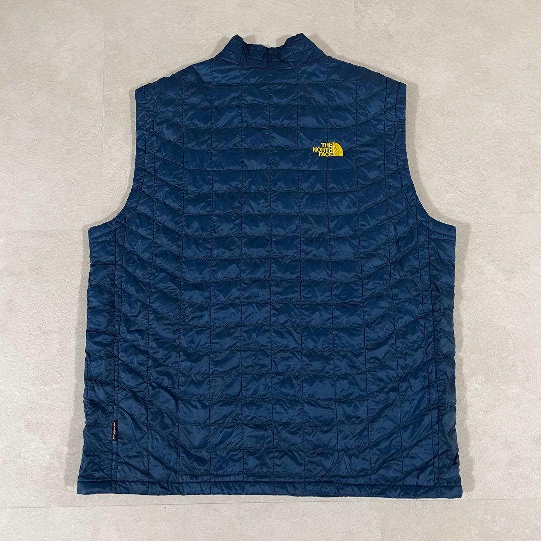 古着 THE NORTH FACE サーモボール ベスト XL ネイビー