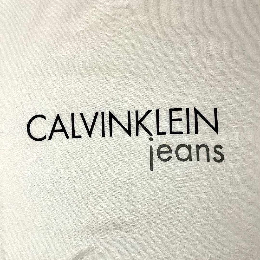 古着 Calvin Klein Jeans 半袖Tシャツ サイズM ホワイト