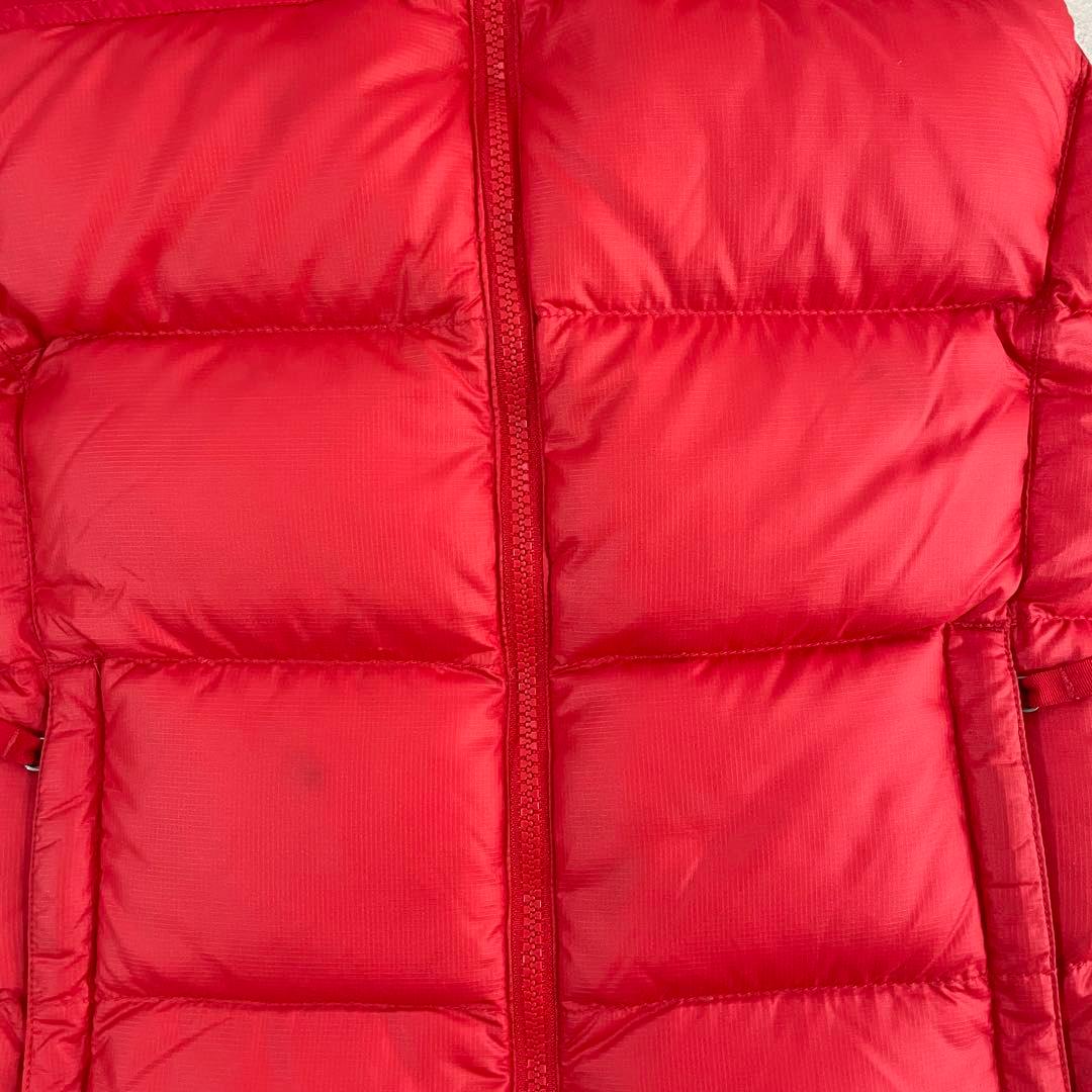 古着 THE NORTH FACE 700ヌプシ ダウンベスト85(M) 赤色
