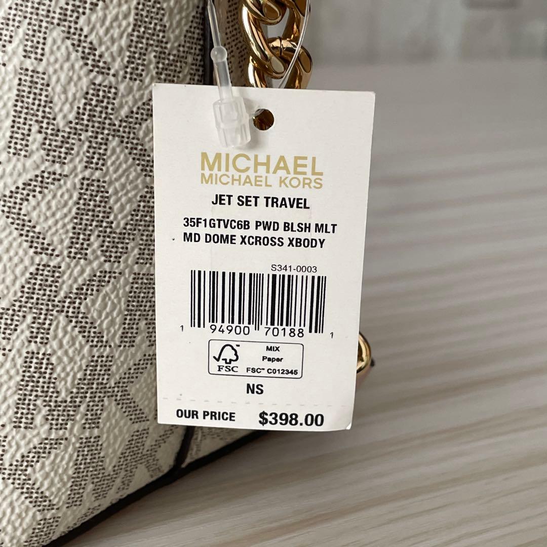 訳あり新品 MICHAEL KORS ショルダーバッグ ホワイト系