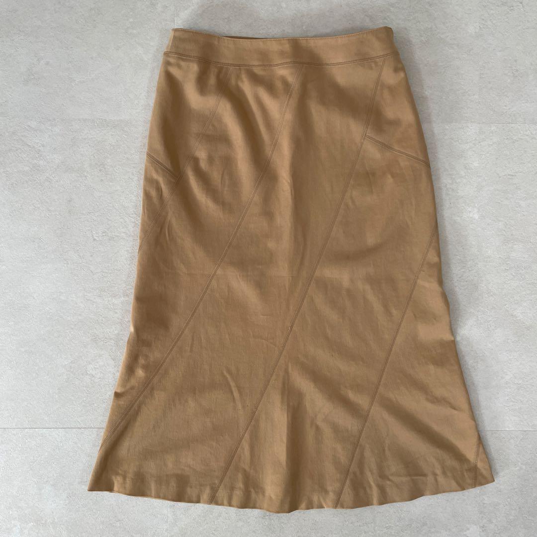 古着 BURBERRY LONDON 膝丈スカート サイズ34 ベージュ
