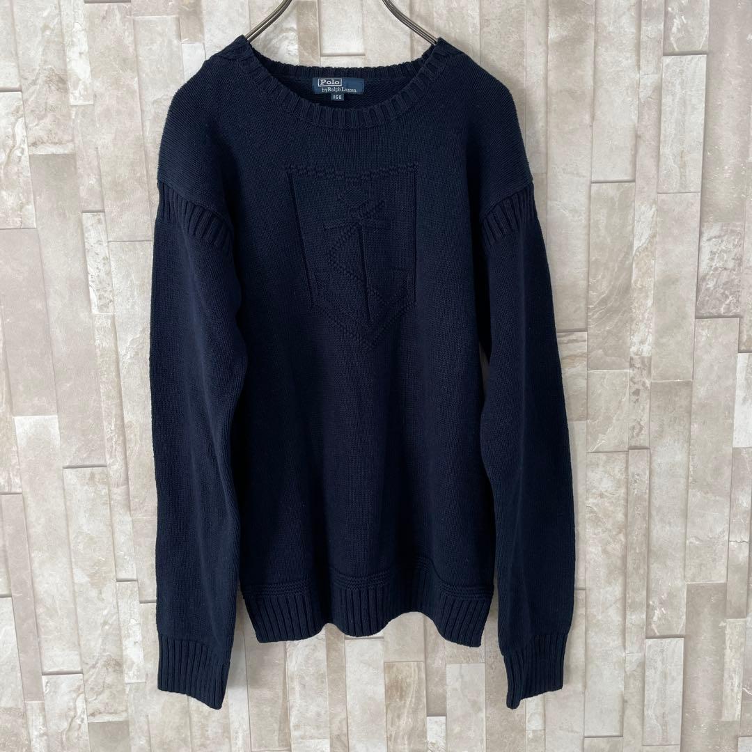 【美品】90s POLO RALPH LAUREN ニット セーター 160