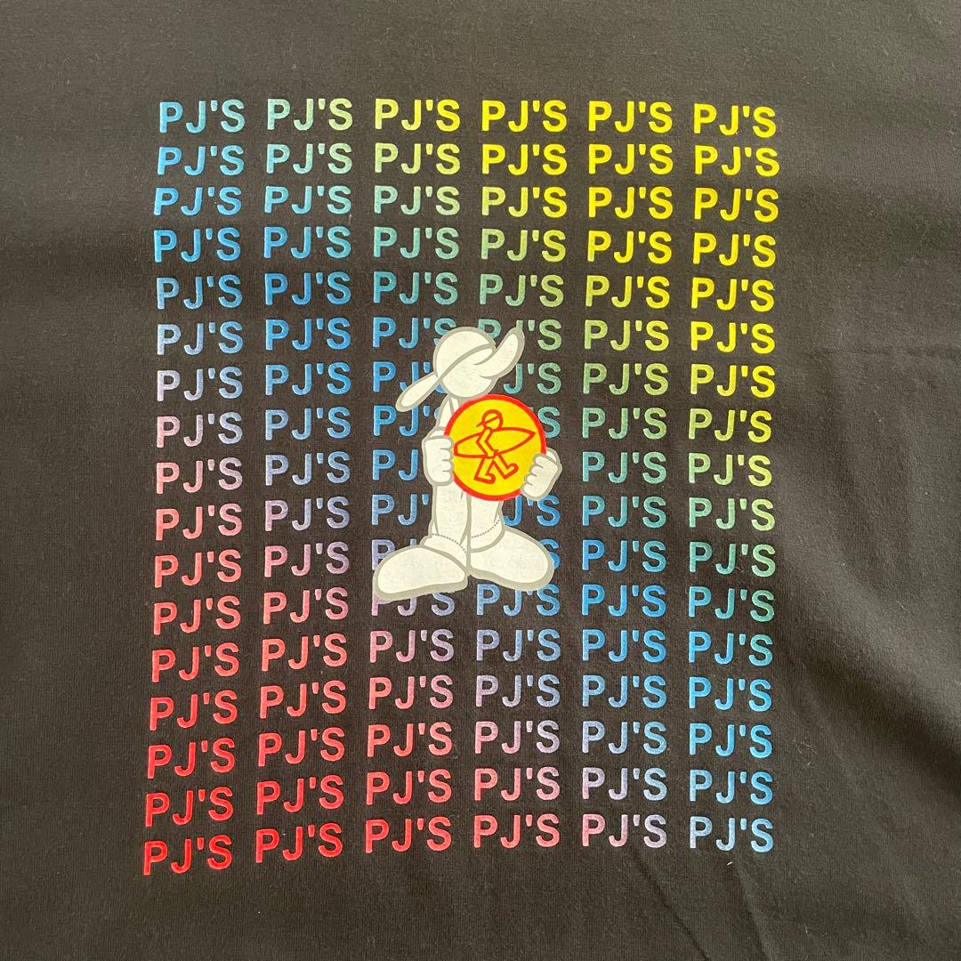 【美品】古着 PJ'S サーフブランド ブラック Tシャツ XLサイズ