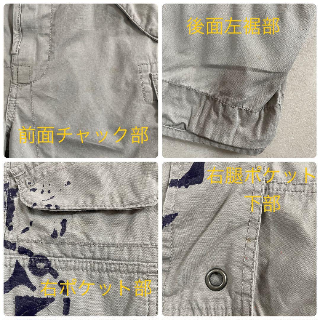 90s POLO RALPH LAUREN ハーフパンツ グレー 34サイズ