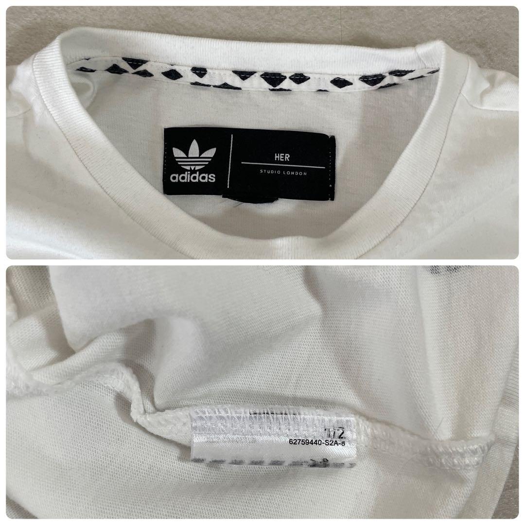 【コラボadidas ×HER StudioLondon】Tシャツ M ホワイト