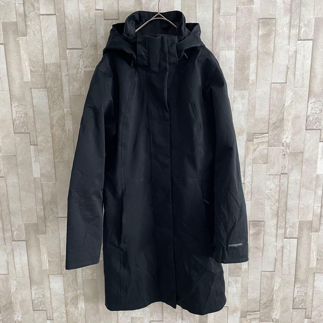 【美品】Patagonia ロングコート サイズXS ブラック