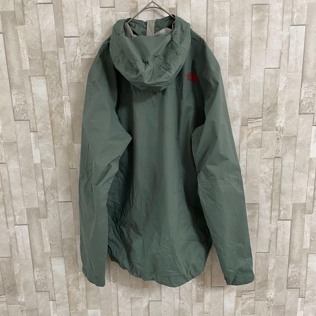 古着 THE NORTH FACE マウンテンパーカー HYVENT M 緑色
