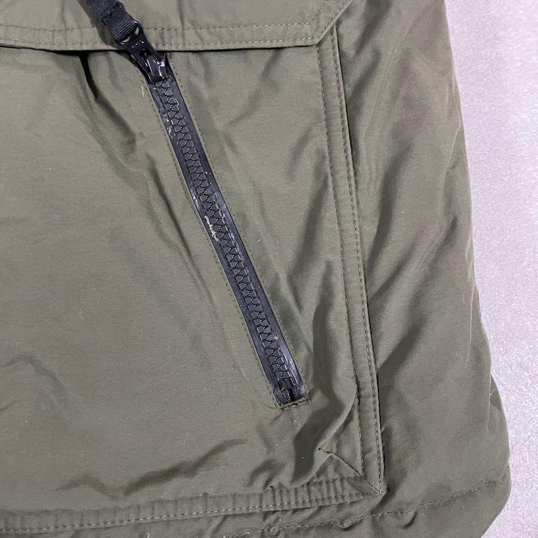 古着 THE NORTH FACE ダウンジャケット HYVENT カーキ L