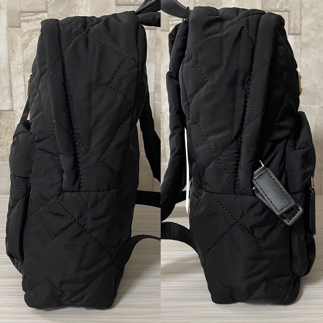 訳あり新品 MARC JACOBS バックパック キルティング 黒