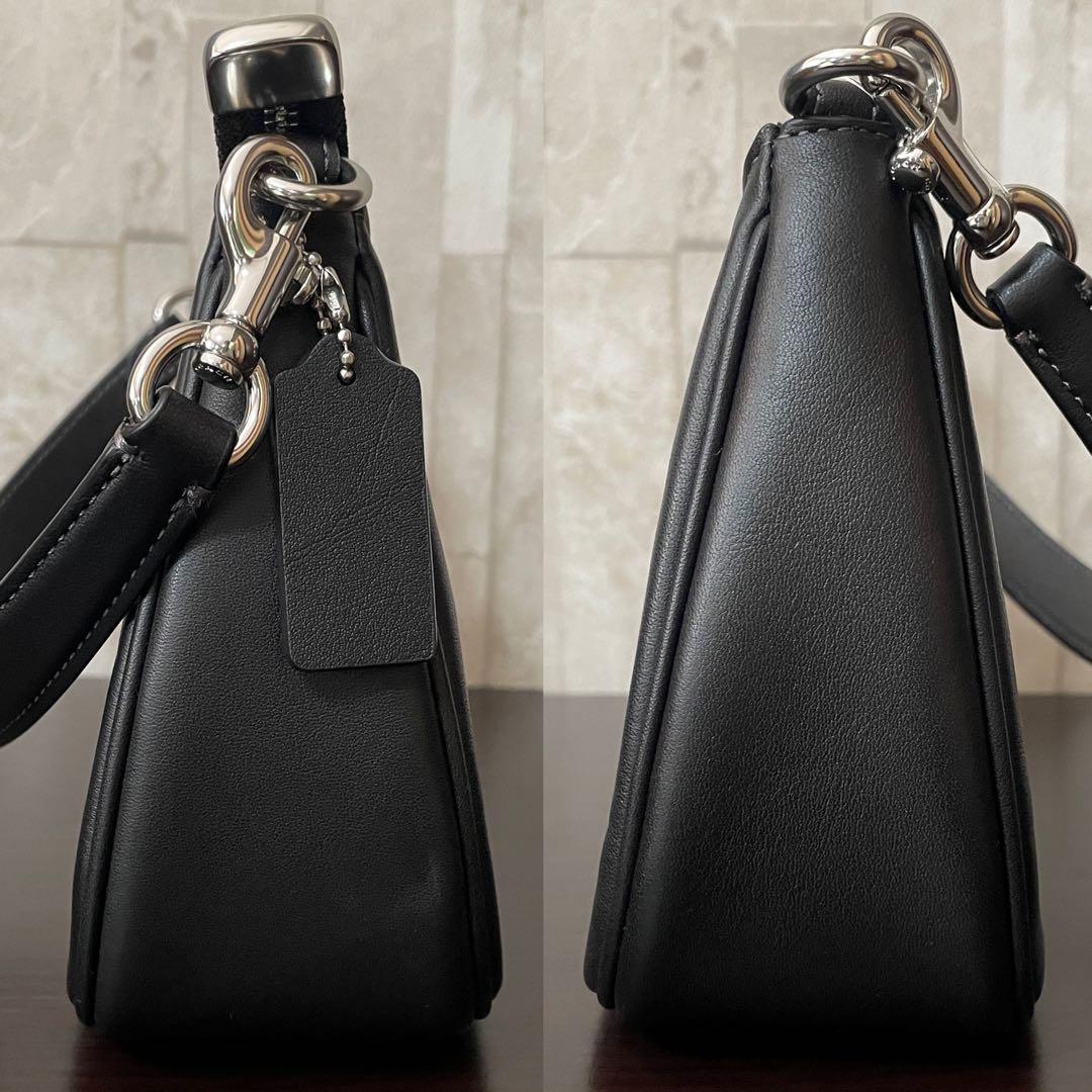 訳あり新品 COACH テリ ショルダーバッグ ブラック 2way